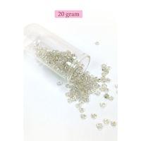 Dökme Cam Kum Boncuk Büyük Boy (6/0) 4 mm - 20 Gram - Şeffaf - BNC086