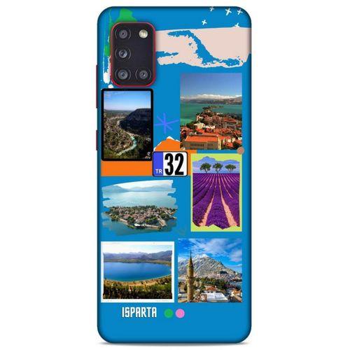 Lopard Samsung Galaxy A31 Uyumlu Kılıf Şehirli ※ (32) Isparta Soft Silikon Kılıf
