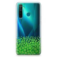Realme 5 Pro Kılıf Yoncalar Arka Kapak Koruma Desenli Full Koruyucu