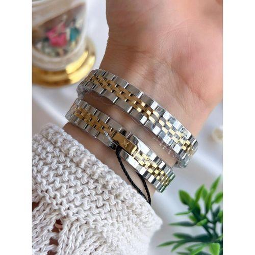 Daniel Klein Çelik Kordon 30 Metre Suya Dayanıklı Özel Tasarım Kadın Kol Saati VS.BLKT.0729