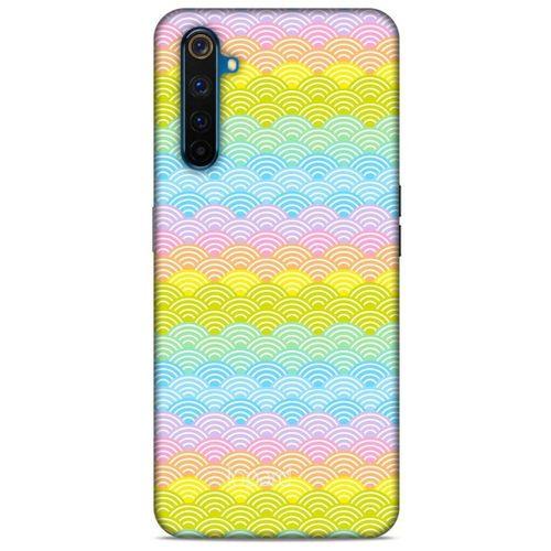 Oppo Realme 6 Pro Kılıf Pastel Renkler (1) Kılıfı Karışık Renkli