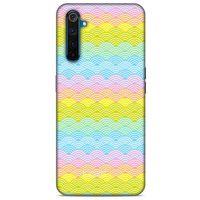 Oppo Realme 6 Pro Kılıf Pastel Renkler (1) Kılıfı Karışık Renkli