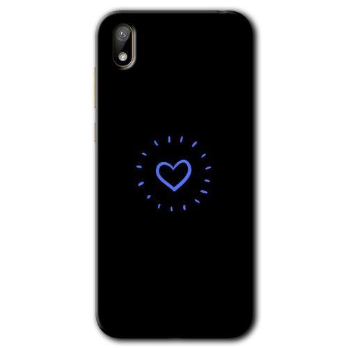 Huawei Y5 2019 Kılıf HD Desen Baskılı Arka Kapak - Heart Strokes