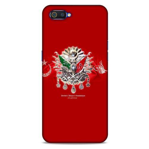 Realme C2 Uyumlu Kılıf Ottoman (13) Silikon Kap Tuğra