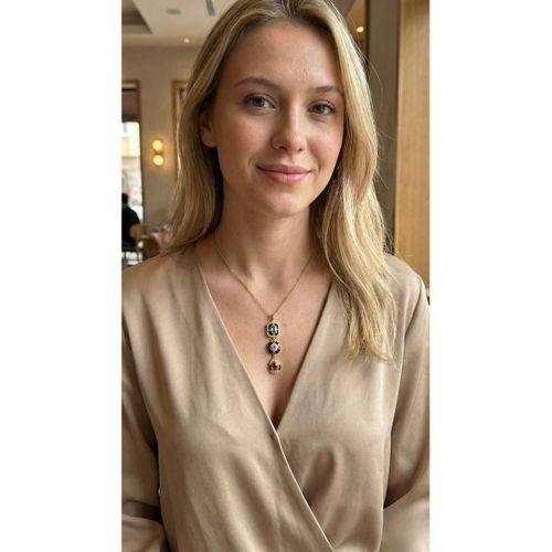 316L Çelik Vintage Model Kadın Kolye