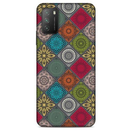Lopard Xiaomi Poco M3 Uyumlu Kılıf Ethnic Culture (40) Fit Silikon Kılıf