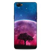 Lopard Oppo A79 Uyumlu Kılıf Gece'S (39) Liquid Crystal Kılıf Pembe Ay