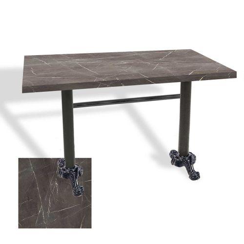 Dockers Çipa Laminat Tabla Masa (70X110) - Dark Emperador