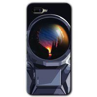 Oppo Rx 17 Neo Kılıf HD Desen Baskılı Arka Kapak - Astronot