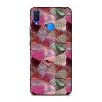 Huawei Psmart 2019 Uyumlu Kılıf Romans (30) Silicone Case Pembe Yeşil