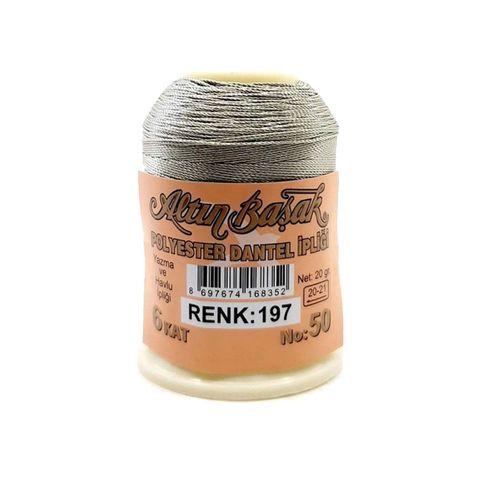3 Adet Altınbaşak Oya ve Dantel İpi 20 gr - Royaleks - No: 197