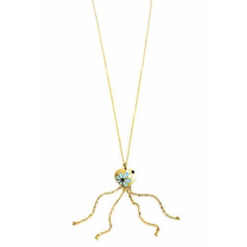 Zincirli Kalp Kolye - Altın