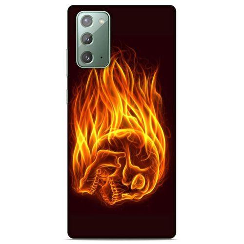 Lopard Samsung Galaxy Note 20 Uyumlu Kılıf FireX (50) Shockproof Kılıf İskelet Kafa