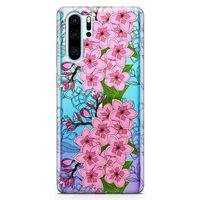 Huawei P30 Pro Kılıf Fethiye Çiçekleri Arka Kapak Koruma Desenli Full Koruyucu