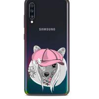 Zoologix (64) Samsung Galaxy A70s Şeffaf Kılıf Silikon Desenli