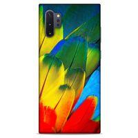 Samsung Galaxy Note 10 Plus Kılıf Desenli Özel Seri Tüyler (3) Kapak