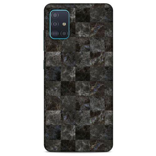 Mermer Desenli (47) Tema Crystal Flex Kılıf Zeytin Samsung Galaxy A51 Kılıf