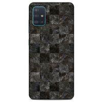 Mermer Desenli (47) Tema Crystal Flex Kılıf Zeytin Samsung Galaxy A51 Kılıf