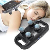 4 Başlıklı Masaj Tabancası - Ergonomik Derin Doku Sırt Ve Boyun Masaj Aleti Ağrı Ve Sızı Giderici