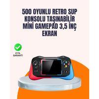 Geniş Ekranlı 500 Oyunlu Taşınabilir El Konsolu – Her Yerde Kesintisiz Oyun Keyfi