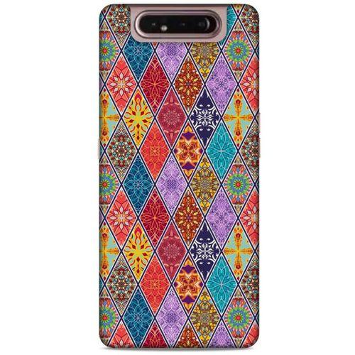 Ethnic Culture (4) Samsung Galaxy A80 Kılıf Silikon Kapak Desenli