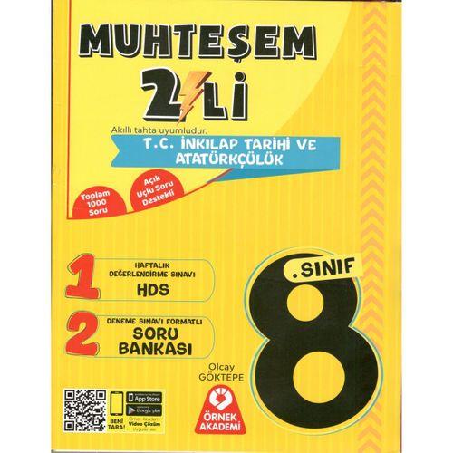 8. Sınıf Muhteşem İkili T.C. İnkılap Tarihi ve Atatürkçülük Seti Örnek Akademi