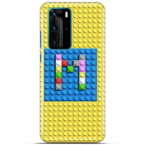 Lopard Huawei P40 Pro Uyumlu Kılıf BloX (24) Darbe Emici Kılıf M Harfi