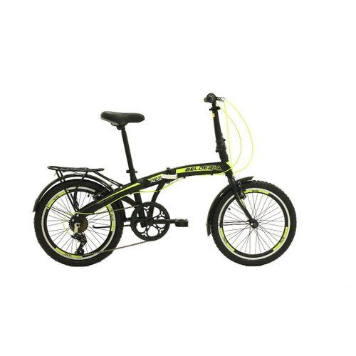 Belderia X7 20 Jant Katlanır Bisiklet Siyah-Neon Sarı
