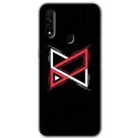 Oppo A31 Kılıf HD Desen Baskılı Arka Kapak - Kilit + Kırılmaz Cam