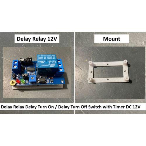 Gecikme Rölesi ON OFF Zamanlayıcı ile DC 12V (Bu ürün Sadece Plastik parçadır - Almadan Önce Soru Sorabilirsiniz)