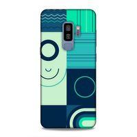 Samsung Galaxy S9 Plus Uyumlu Kılıf Insomnia (10) Full Koruma Kılıfı Yeşil Lacivert
