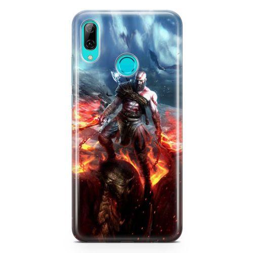 Huawei P Smart 2019 Kılıf God Of War Arka Kapak Koruma Desenli Full Koruyucu