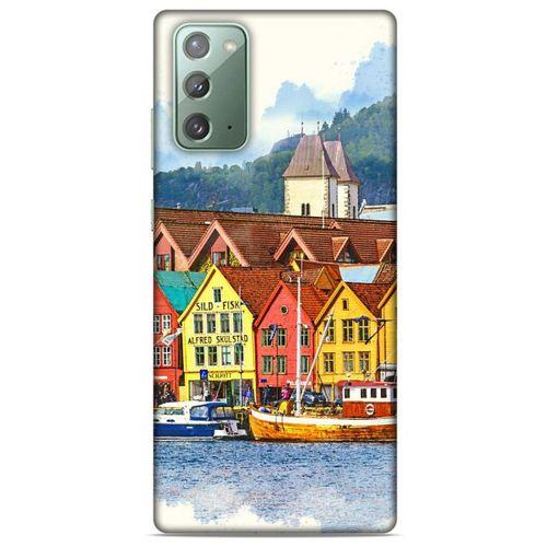 Cityx (21) Samsung Galaxy Note 20 Kılıf Silikon Kapak Desenli