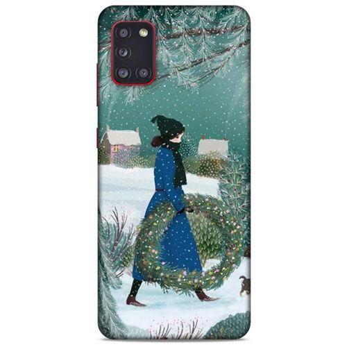 Samsung Galaxy A31 Kılıf Snowix (41) Tank Kılıf Mavi Yeşil