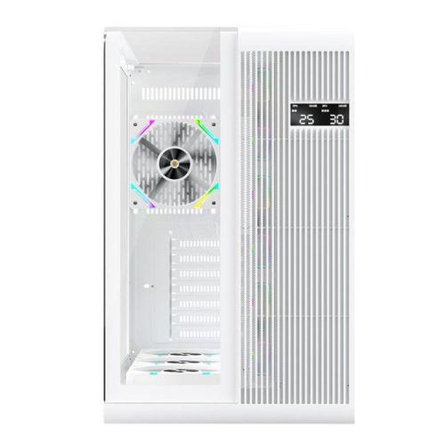 1ST PLAYER RT7 BEYAZ DIGITAL 850W 80+ GOLD FULL MODÜLER 4X12CM ARGB 3 TARAFLI TEMPERLİ CAM USB 3.0 - TYPE C ATX KASA