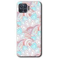 Oppo Reno 4 Lite Kılıf Baskılı Arka Kapak - Çin Mandala 1 +Tam Ekran Koruyucu