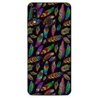 Samsung Galaxy A20 Kılıf Desenli Özel Seri Tüyler (15) Antişok Kılıf