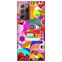 Lopard Samsung Galaxy Note 20 Ultra Uyumlu Kılıf Soyut Sanat (19) Baskılı Kılıfları