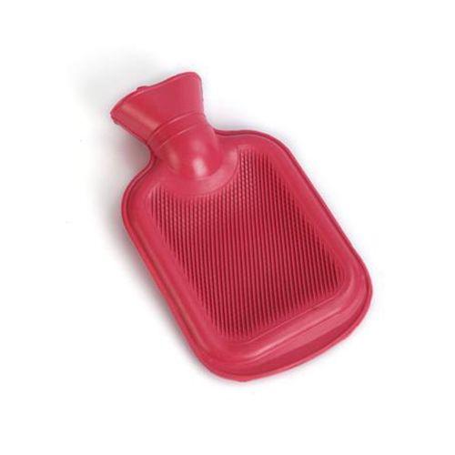 Sıcak Su Torbası,Pembe Kauçuk Termofor 21X15X1,8Cm 250 Ml