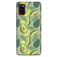 Frutix Avokado 03 Samsung Galaxy A41 Kılıf Desenli Silikon