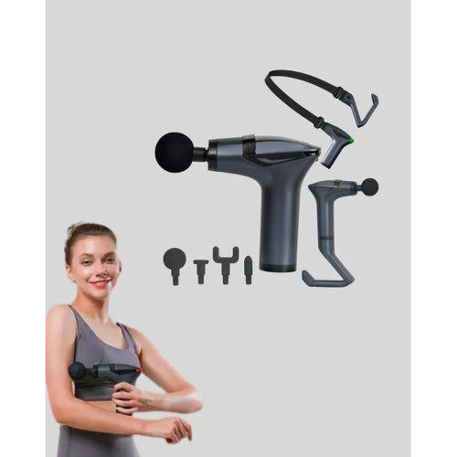 Taşınabilir 3in1 Masaj Aleti Şarjlı Titreşimli Esneme Bantlı