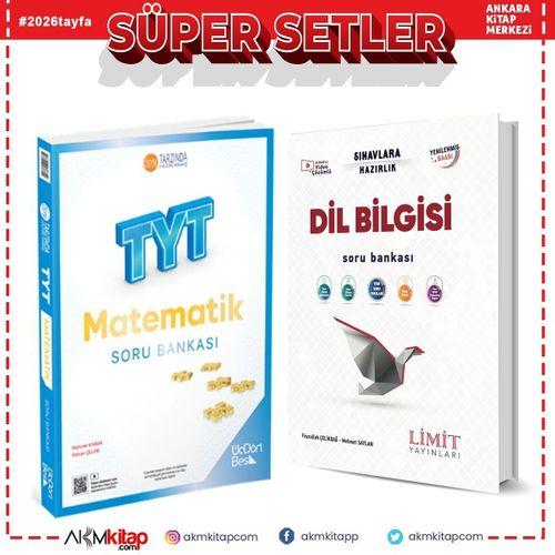 Üç Dört Beş TYT Matematik Soru Bankası ve Limit TYT Dil Bilgisi Soru Bankası 2 Kitap Set