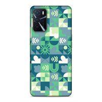 Oppo A16 Uyumlu Kılıf Insomnia (39) Liquid Crystal Kılıf Yaprak