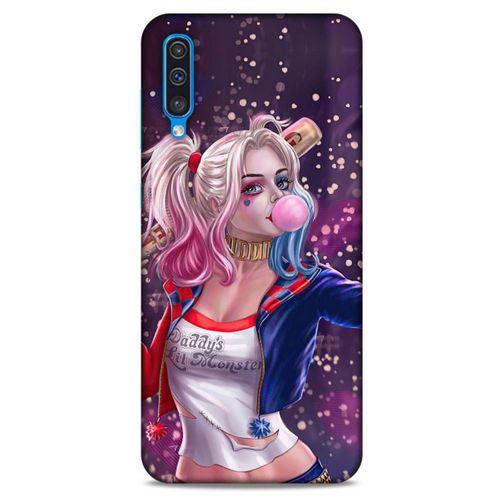 Samsung Galaxy A50 Uyumlu Kılıf Harley Quinn (3) Kapak Mor