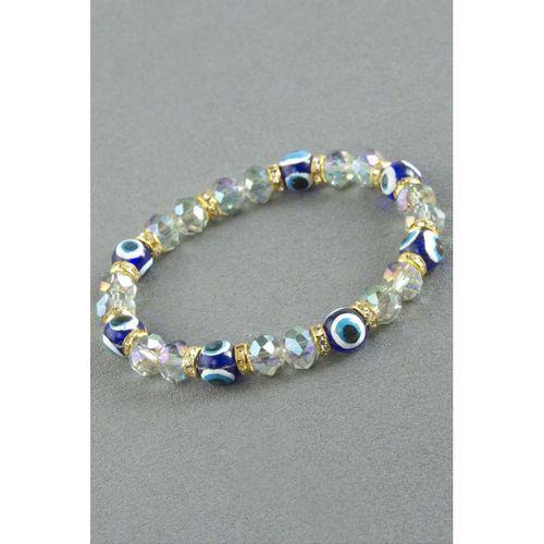 Nazar Taşlı Kristal Bileklik