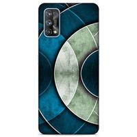 Lopard Oppo Realme 7 Pro Uyumlu Kılıf Soyut Sanat (43) Baskılı Thin Fit Kılıf