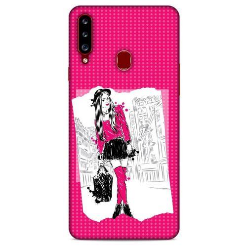 Sokak Modası 66 Samsung Galaxy A20s Kılıf Desenli Silikon