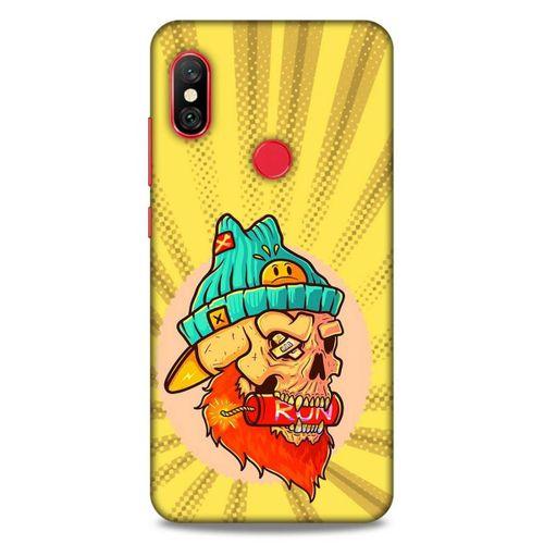 Lopard Xiaomi Mi A2 Lite Uyumlu Kılıf Tattoo's (32) Soft Silikon Kılıf Run