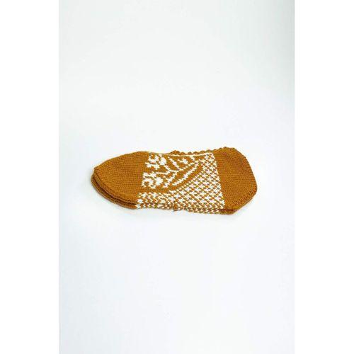 2 Çift El Örgüsü Kışlık Şık Kadın Yün Patik Set 7