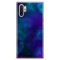 Samsung Galaxy Note 10 Plus Kılıf Nebula Galaxy Arka Kapak Koruma Desenli Full Koruyucu